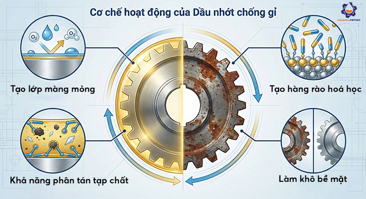 dầu nhớt chống gỉ