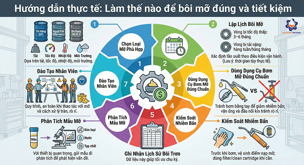 không dùng mỡ công nghiệp